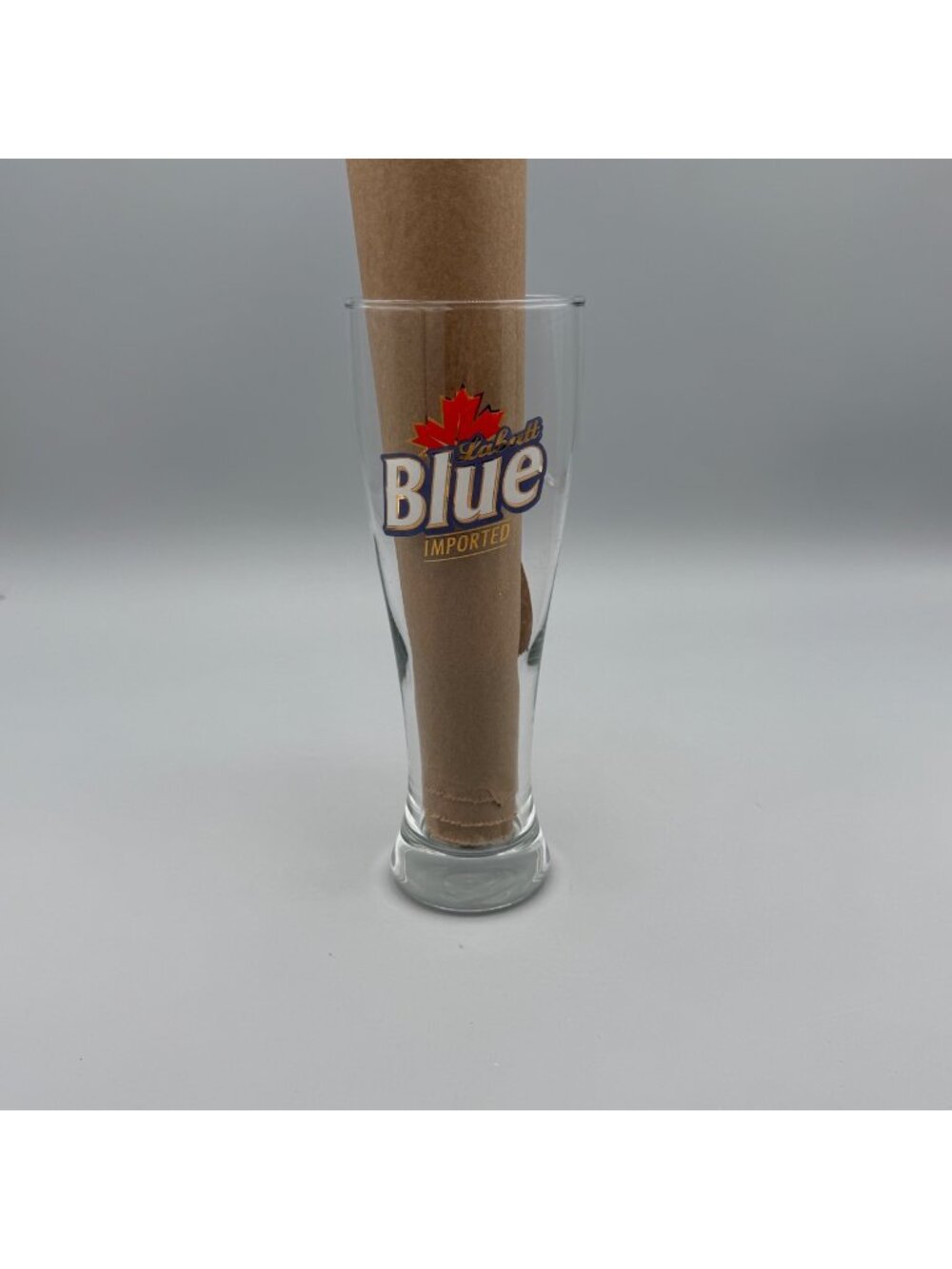 Labatt Blue Imported Beer Glass Pint Tall Vintage Barware 9" Collectible